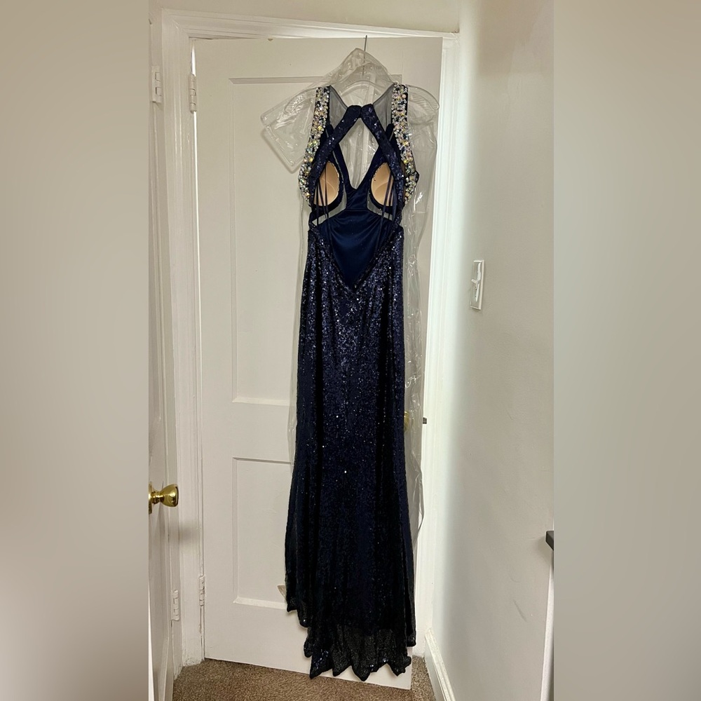 Sequined Prom Dress - Picture 2 of 7